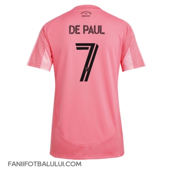 Inter Miami Rodrigo De Paul #7 Tricou Fotbal Replică 2025-26 Femei Acasa